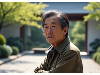 Portrait de Kenji, guide spécialisé dans la culture japonaise et les jardins zen à Kyoto