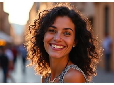 Portrait de Sofia, guide spécialisée en gastronomie et histoire romaine à Rome